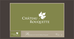 Desktop Screenshot of chateaurouquette.com